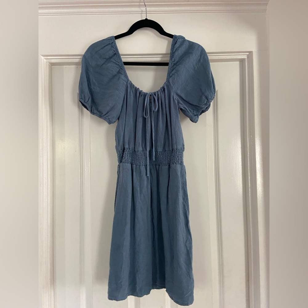 Anthropologie | Cloth & Stone Blue Dress